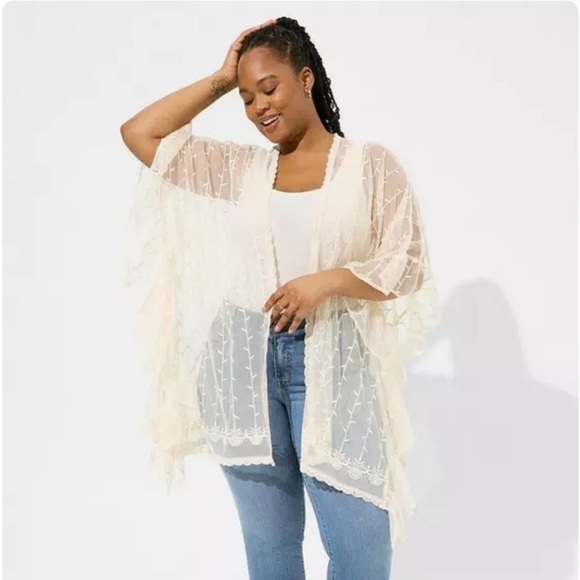 TORRID Lace Ruana One Size NEW! - Picture 1 of 5